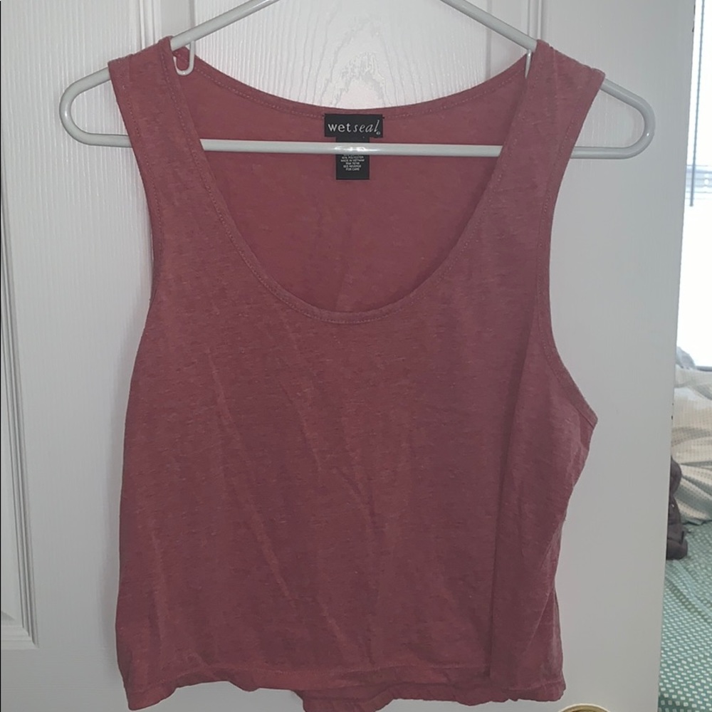 Red Crop Top